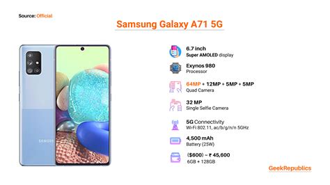 Samsung galaxy a72 5g smartphone has a super amoled display. Samsung Galaxy A71 5G, Quad-Cameras Full Review ...