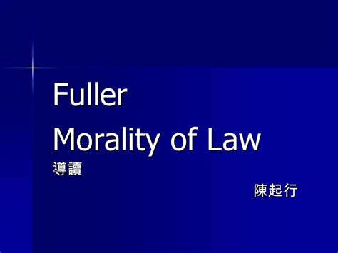 Morality Law