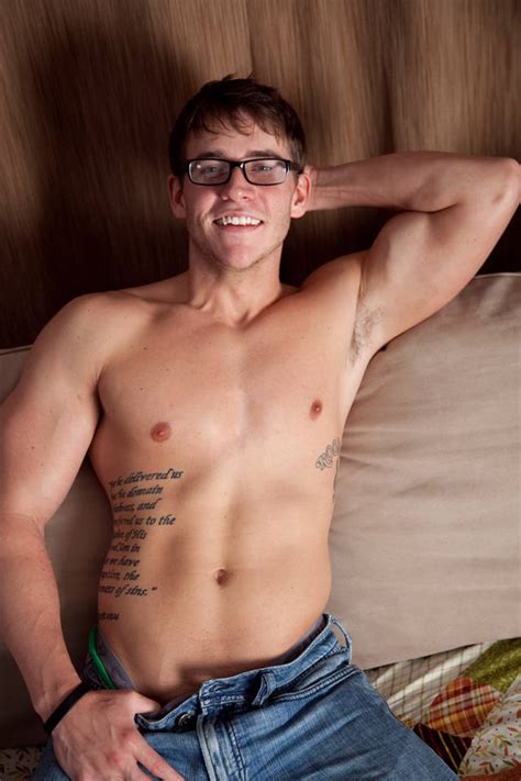 Who Would You Choose Geeky Muscle Man Zack Glasses Or Porn Model