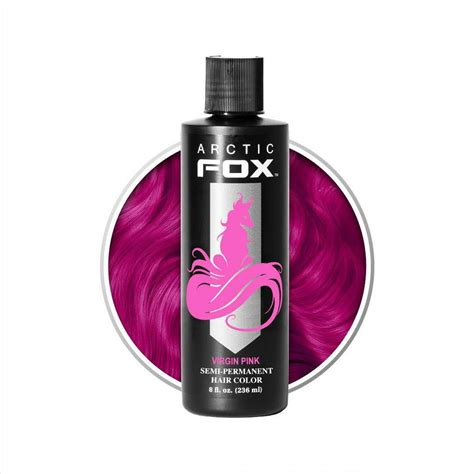 Arctic Fox Vegan And Cruelty Free Semi Permanent Hair Color Dye 8 Fl Ounces Virgin Pink 8 Fl