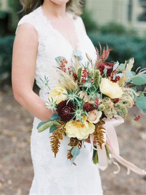 Wildflower Bouquets The Best Wildflower Bouquets From Real Weddings