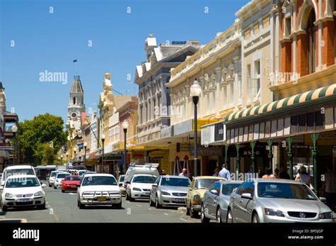 Historic Buildings On High Street Fremantle Western Australia Stock