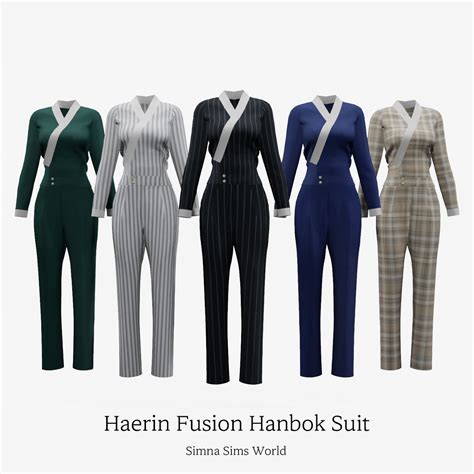 Haerin Fusion Hanbok Suit The Sims 4 Create A Sim Curseforge