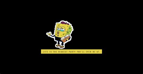 Chill Spongebob Spongebob Squarepants Sticker Teepublic