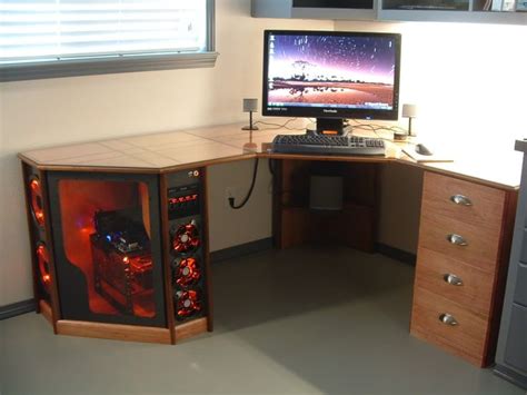 Coolest Pcdesk Ever Woodworking Pinterest Gaming Computer