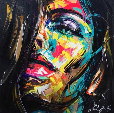 Faces Iv Vassilis Antonakos Art Face Oil Painting Abstract Portrait