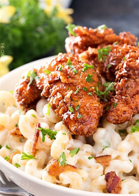Are you wondering what that marvelous meat log is on the grill with the mac and cheese? 4 Cheese Mac with Honey Pepper Chicken - The Chunky Chef