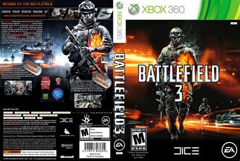 Battlefield 3 Xbox 360 Game Covers Battlefield 3 Dvd Ntsc Custom F3