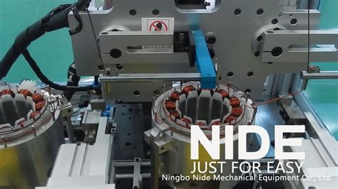 NIDE Automatic BLDC Motor Needle Winding Machine Stator Winder Equipment YouTube