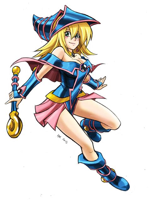 Dark Magician Girl By Kevinraganit On Deviantart