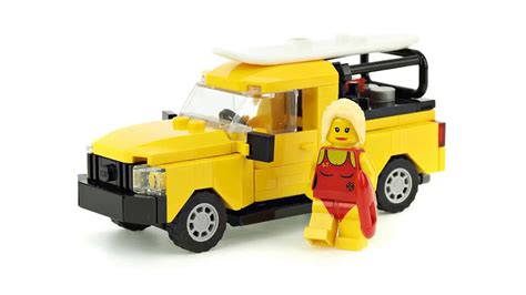 Lego digital designer and other digital tools. LEGO Baywatch Truck. MOC Building Instructions - YouTube