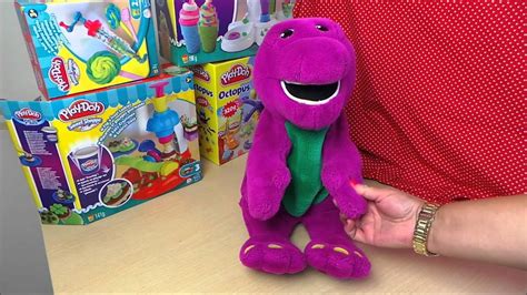 Large Animated Purple Dinosaur Barney Soft Toy With Singing Youtube