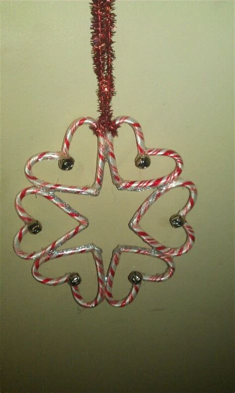 Mini Candy Cane Heartstar Wreath Xmas Crafts Christmas