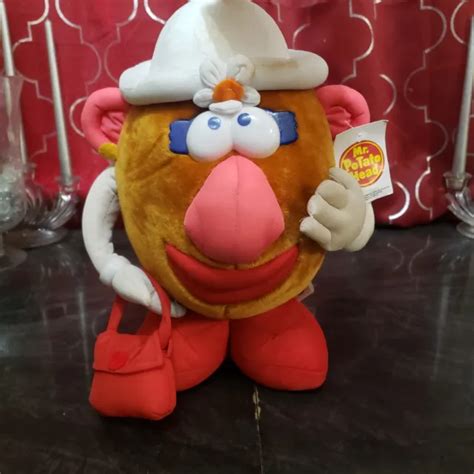 Vintage Mr Potato Head Plush W Tags 15 Plushie 1998 Mrs Potato Head