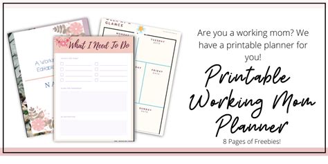 Free Working Mom Planner Printable Twl Working Moms