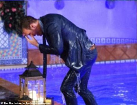Clancy S Fully Clothed Pool Dive On The Bachelorette Took Two Takes To