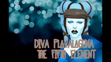 Diva Plavalaguna The Fifth Element Inspired Sims 4 Create A Sim Youtube