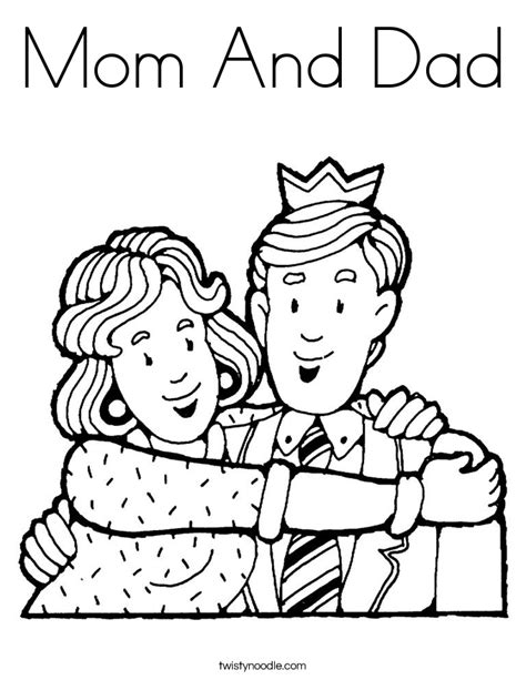 I Love Mom And Dad Coloring Pages Coloring Home