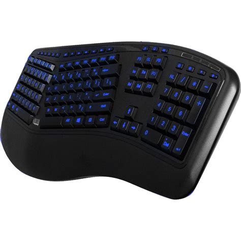 Adesso Tru Form 150 3 Color Illuminated Ergonomic Keyboard Akb 150eb