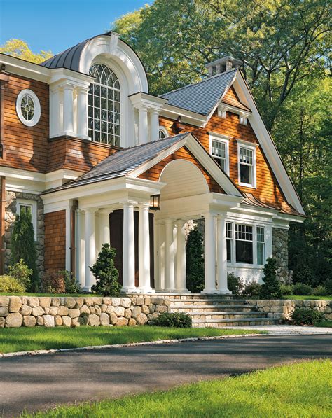 Classic Shingle Style Mansion With Traditional New England Influence