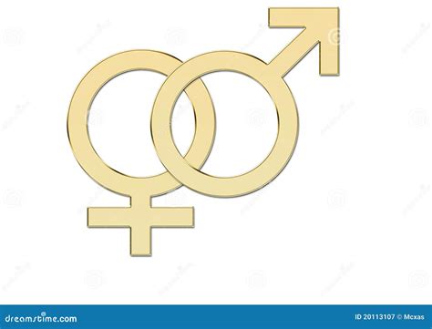 Sex Symbols In Gold Stock Illustration Illustration Of Interlaced