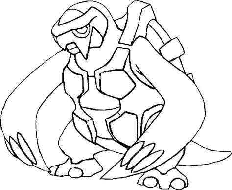 Coloring Pages Pokemon Carracosta Drawings Pokemon