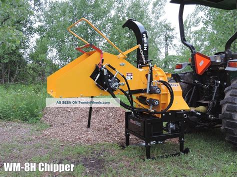 Woodmaxx 8 Pto Tractor Driven Commercial Duty Wood Chipper Wm 8h