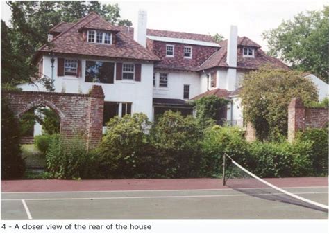 A Closer View Of The Rear Of The Moxley Residence Showing The Corner