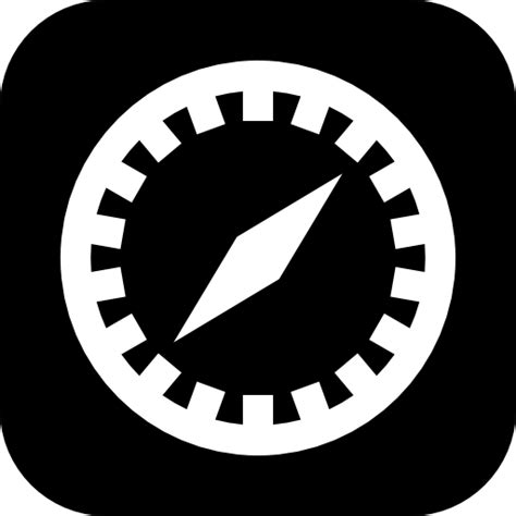 Galería ícono blanco y negro. Safari free vector icons designed by Freepik | Iphone ...