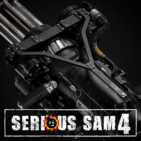 Artstation Serious Sam 4 Xm214 A Minigun