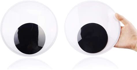 Diyasy 75 Inches Giant Googly Eyes 2 Pieces Large Wiggle Eyes Self