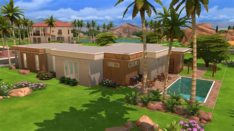 Desert Paradise House By Isandor At Mod The Sims Sims 4 Updates