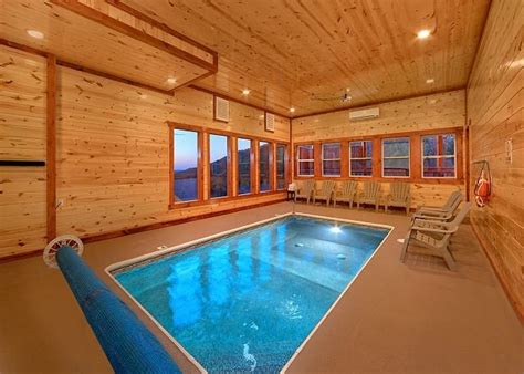 Luxury Cabin With Private Indoor Pool And Theater Updated