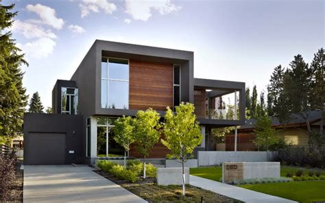 Sd House Modern Exterior Edmonton By Thirdstone