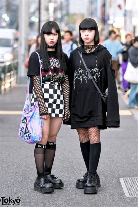 Harajuku Girls In Bercerk And Faith Tokyo Harajuku Fashion Street