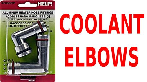 Leaking coolant into the engines. Replace cooling system fittings - fix COOLANT bypass ELBOW ...