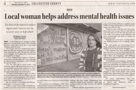 Inside the Looking Glass: Newspaper Article on being a Community ...