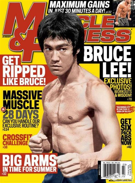 Bruce Lee Muscle And Fitness Usa March 2013