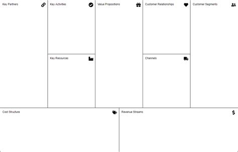 The Business Model Canvas Template Svg Freebiehtml Photos