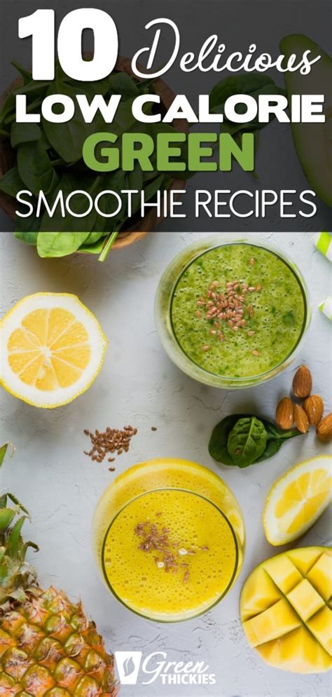 Hidden in many are a number of ingredients in a smoothie that can undo all your good work in shifting the pounds. 10 Low Calorie Green Smoothies Under 100 Calories