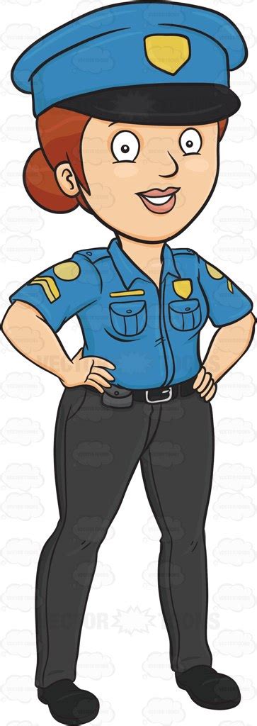 Cartoon Police Woman Drawing Are You Searching For Female Cartoon