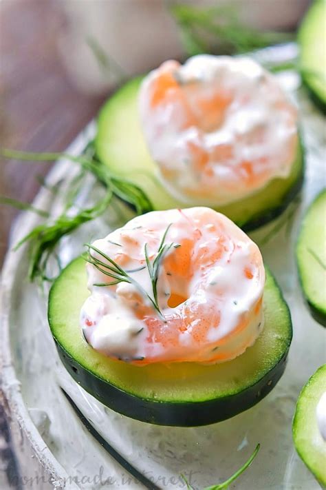 These delicious healthy shrimp appetizer with cucumber and avocado is super easy to make with just a few simple steps. Dill Shrimp Appetizer - Home. Made. Interest.