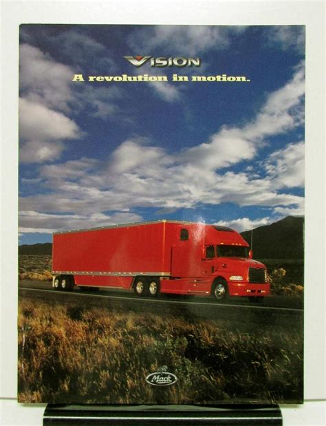 1999 Mack Truck Model Vision Sales Brochure