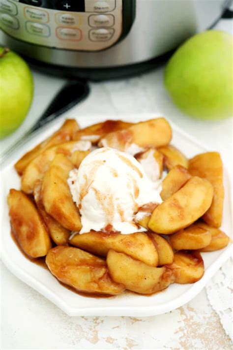 Stir well, coating all apple slices, and place slices of butter on top. Instant Pot Cinnamon Apples video - Sweet and Savory Meals