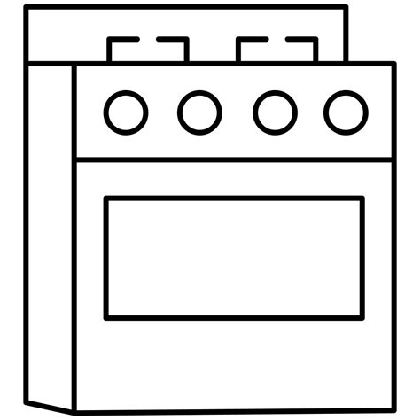 Estufa Dibujo Animado Tener Una Idea De La Estufa De Gas Personaje De