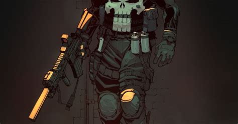 Punisher By Yinfaowei Illustration 2d Cgsociety 2d Concept