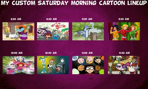 My Creative Saturday Morning Cartoon Lineup By Pharrel3009 On Deviantart