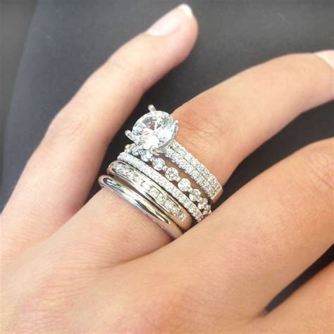 New Wedding Ring Trend Stacked Rings Arabia Weddings