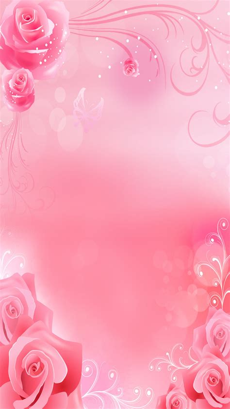 Romantic Pink Background Wedding Invitations H5 Romantic Wedding
