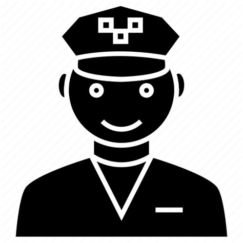 Airline Pilot Avatar Captain Driver Pilot Taxi Driver Icon